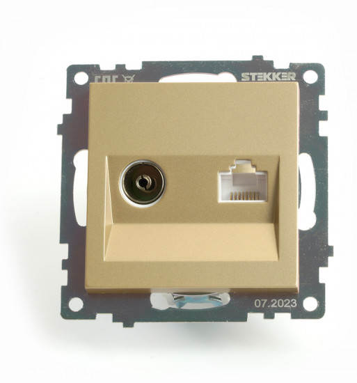 Розетка TV и компьютерная GLS00-7106-08