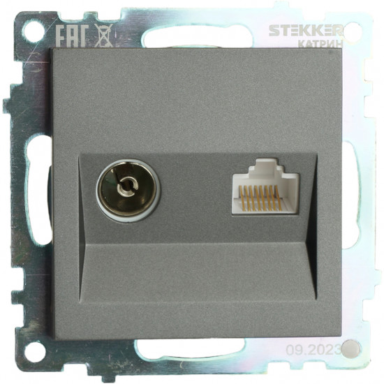 Розетка TV и компьютерная GLS00-7106-06
