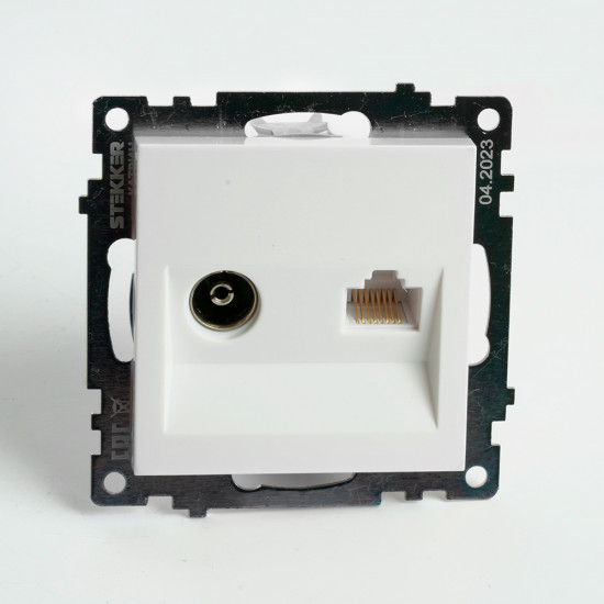 Розетка TV и компьютерная GLS00-7106-01
