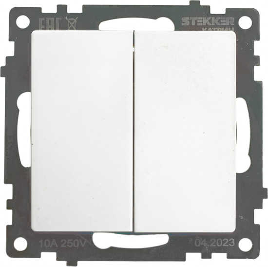 Переключатель двухклавишный GLS10-7107-01