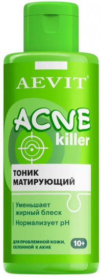 Тоник для проблемной кожи, склонной к акне, матирующий