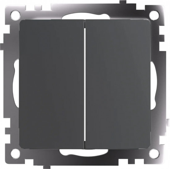 Выключатель двухклавишный GLS10-7104-06