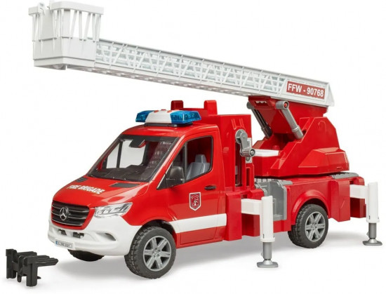 Пожарная машина с лестницей со светом и звуком «Mercedes-Benz Sprinter»