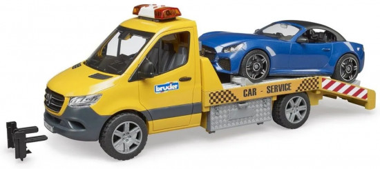 Машинка со светом и звуком «Эвакуатор Mercedes Benz Sprinter с Roadster»