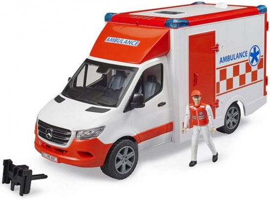 Машина скорой помощи с фигуркой «Mercedes Benz Sprinter»