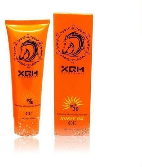 Солнцезащитный отбеливающий крем с лошадиным маслом SPF 30 СC