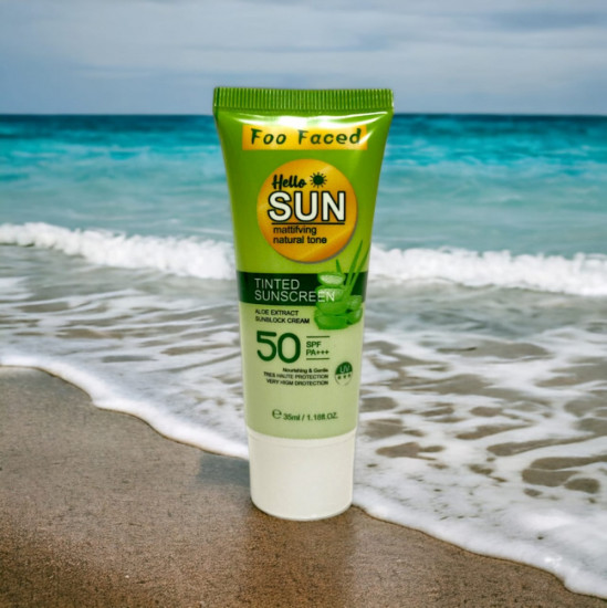 Солнцезащитный крем для лица и тела с экстрактом алоэ SPF50+