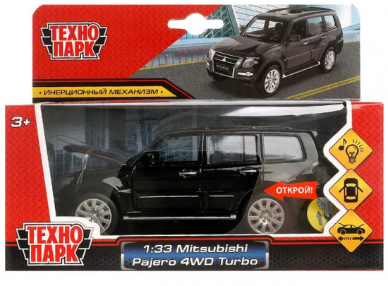 Машина инерционная «Mitsubishi Pajero 4WD Turbo»