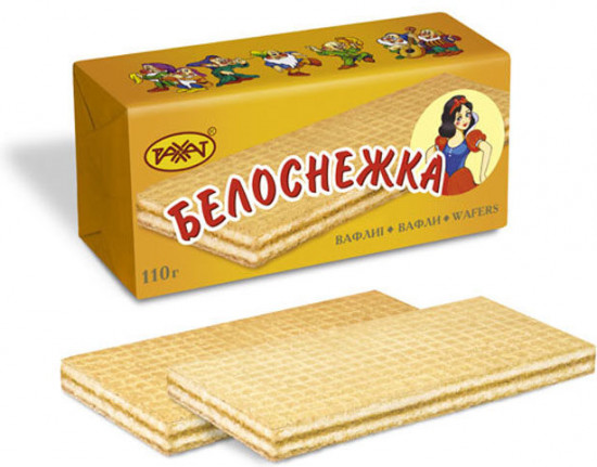 Вафли «Белоснежка»