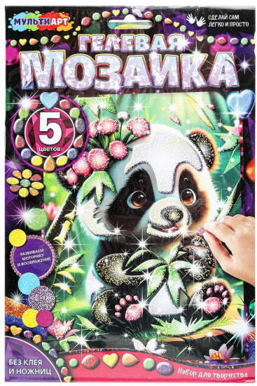 Гелевая мозаика «Пандочка»