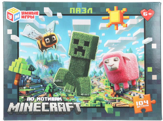 Пазл «По мотивам Minecraft»