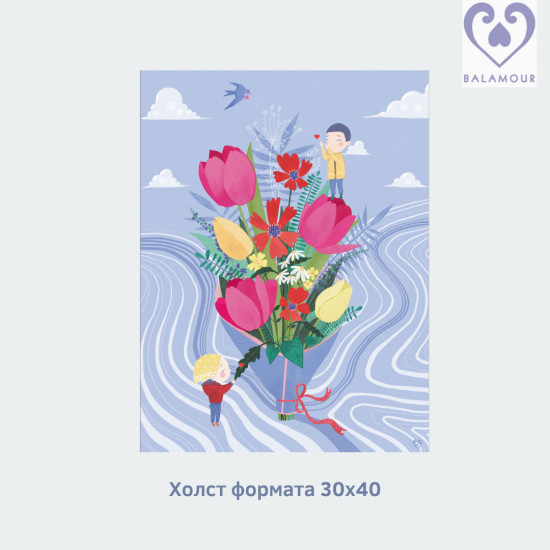 Интерьерная картина на холсте «Гүлдер»