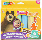 Набор мелков цветных «Маша и Медведь»