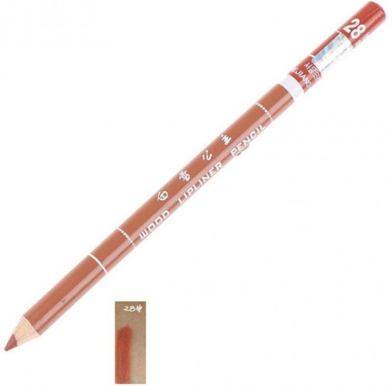 Карандаш для губ «Wood LipLiner Pencil», тон 28