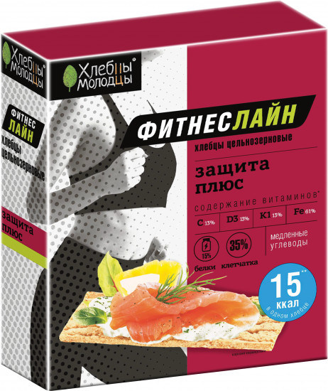 Хлебцы цельнозерновые «Защита Плюс»