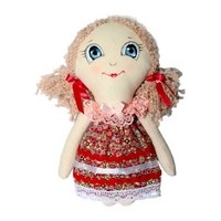 Набор для изготовления текстильной игрушки "Анечка", высота 22 см | Tilda | Кустарь