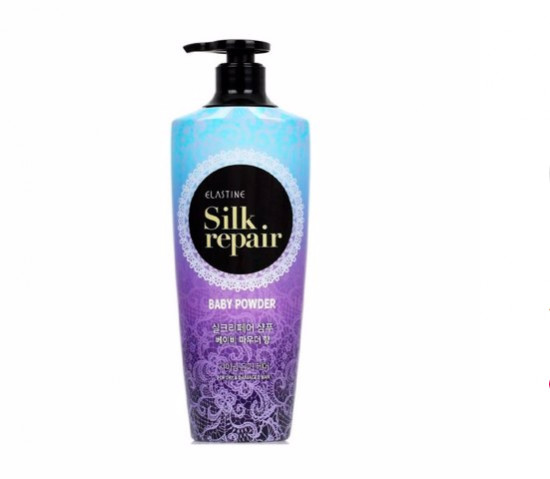 Шампунь для волос с протеинами шелка «Silk Repair Shining Shampoo Baby Powder»