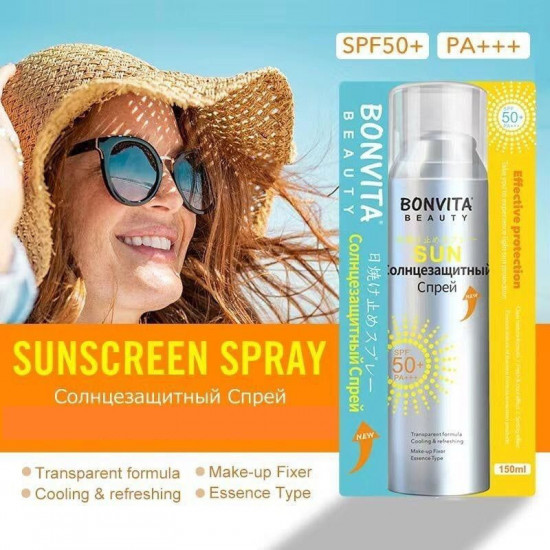 Солнцезащитный спрей для лица и тела SPF50+