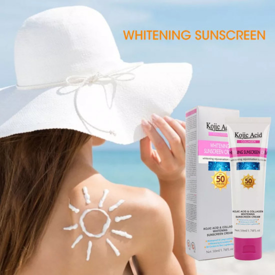 Солнцезащитный крем для лица и тела SPF50 «Kojic Acid»