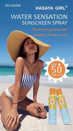 Солнцезащитный увлажняющий спрей для лица и тела SPF50 PA+++