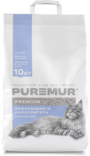 Наполнитель для кошачьего туалета комкующийся бентонитовый «Premium»