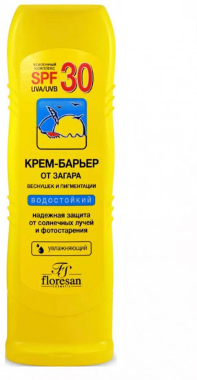 Крем от загара водостойкий SPF30