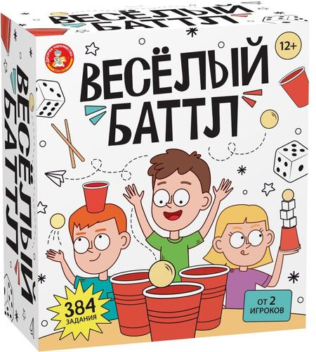 Игра настольная «Весёлый баттл»