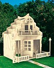 Коттедж. Сборная деревянная модель