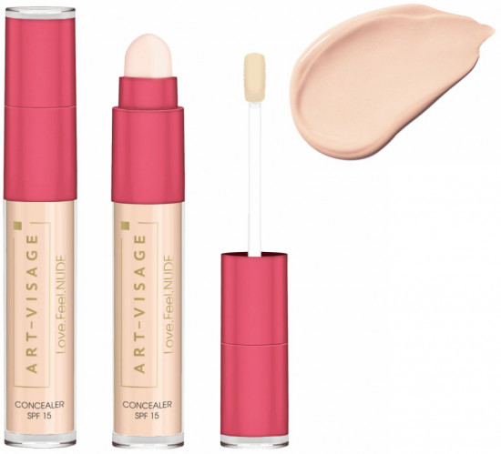 Консилер с сатиновым финишем «Love.Feel.NUDE» SPF 15, оттенок 423 Розово-бежевый