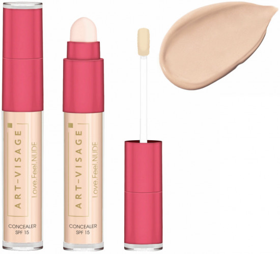 Консилер с сатиновым финишем «Love.Feel.NUDE» SPF 15, оттенок 422 Светло-бежевый