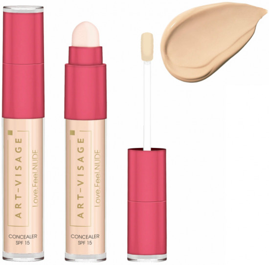 Консилер с сатиновым финишем «Love.Feel.NUDE» SPF 15, оттенок 424 Теплый бежевый