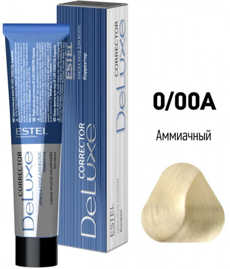 Краска-уход для волос «Correct», оттенок 0/00A аммиачный