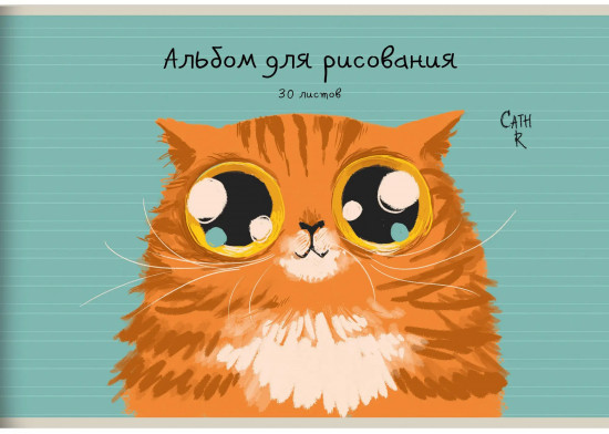 Альбом для рисования «Рыжий кот»