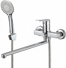 Смеситель для ванны с длинными изливом