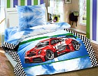 Детский комплект постельного белья «Ралли» (1,5 спальное, поплин, 1 наволочка 70х70)