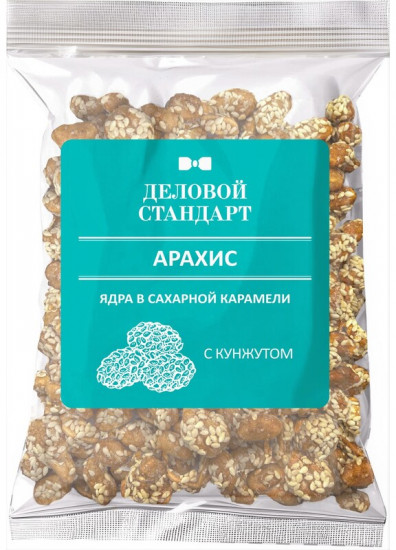 Арахис жареный очищенный в карамели с кунжутом