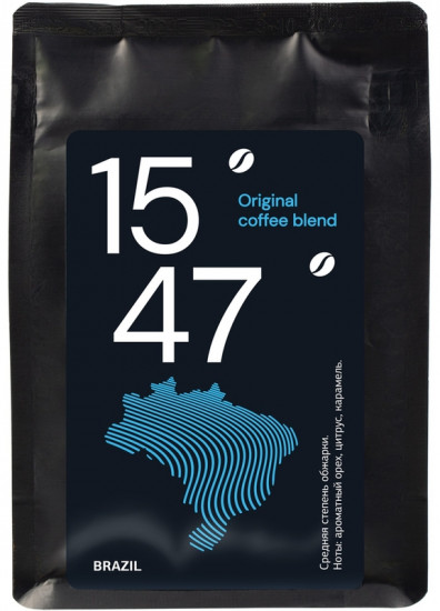 Кофе молотый «15/47 Brazil Original coffee blend. Карамель»