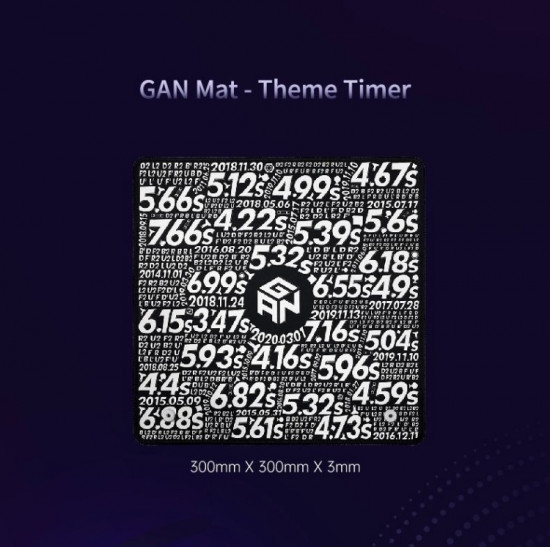 Коврик для сборки кубика Рубика «Theme timer D2»