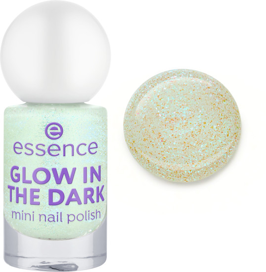 Мини-лак для ногтей с эффектом свечения в темноте «Glow In The Dark. Mini nail polish», оттенок 01