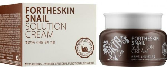 Крем для лица с муцином улитки омолаживающий «Snail Solution Cream»