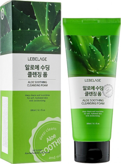 Пенка для умывания с экстрактом алоэ «Aloe Soothing Cleansing Foam»