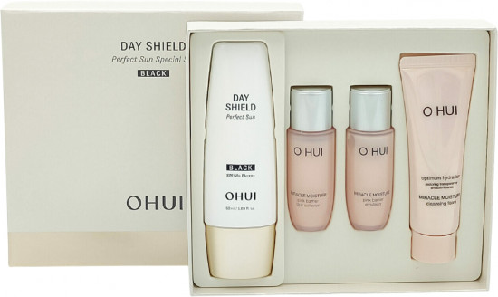 Набор уходовых средств для лица «Day Shield Perfect Sun Black»