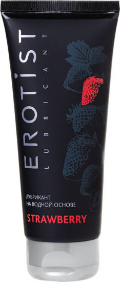 Лубрикант на водной основе с ароматом клубники «Strawberry»