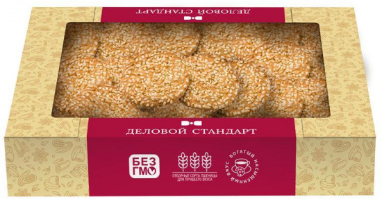 Печенье сдобное с кунжутом