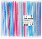 Трубочки для коктейлей и напитков прямые в индивидуальной упаковке