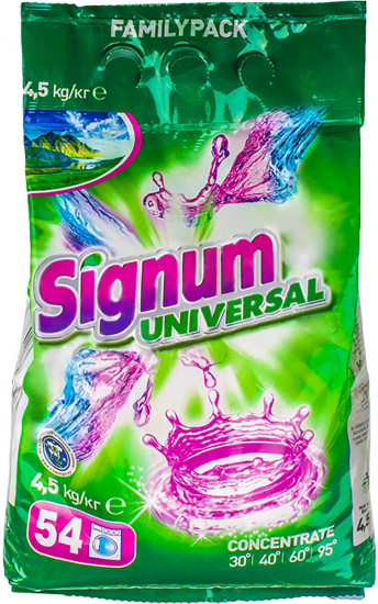 Порошок стиральный «Signum Universal»