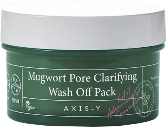 Маска для лица с полынью глиняная очищающая «Mugwort Pore Clarifying Wash Off Pack»