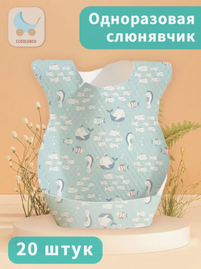 Набор слюнявчиков непромокаемых одноразовых для кормления