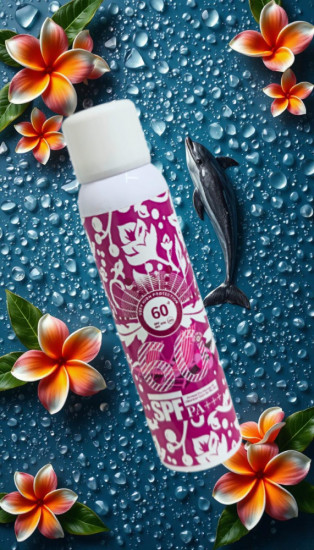 Солнцезащитный спрей SPF60+ «Desert Flower whitening sunscreen spray»