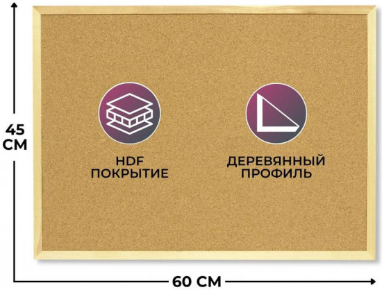 Доска пробковая «Softboard»